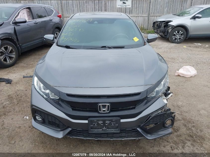 SHHFK7H45JU300543 2018 Honda Civic Hatchback