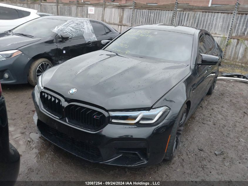 2022 BMW M5 VIN: WBS83CH05NCK29692 Lot: 12087254