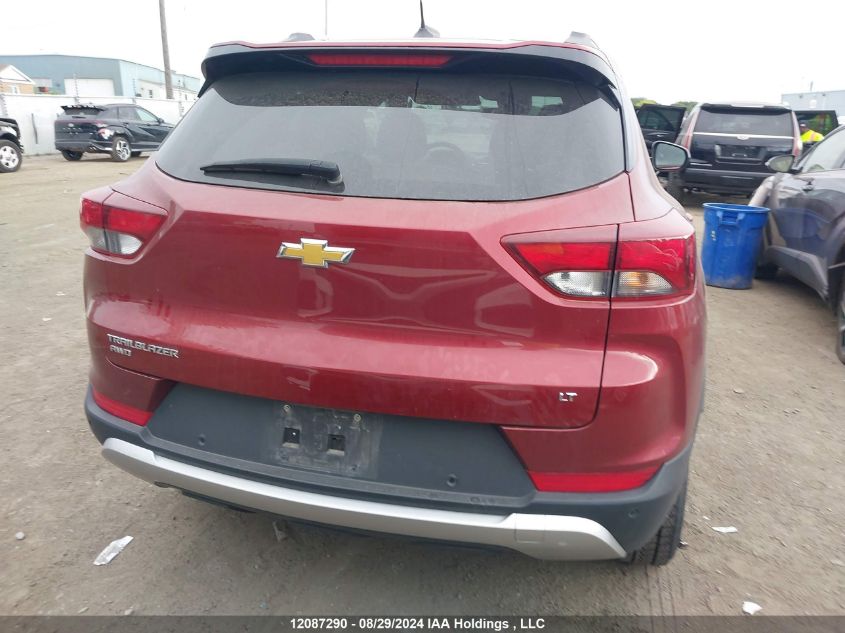 2022 Chevrolet Trailblazer Lt VIN: KL79MRSL1NB020452 Lot: 12087290