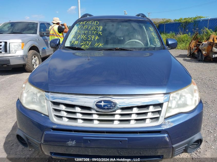 2011 Subaru Forester VIN: JF2SHCBC8BH746597 Lot: 12087309