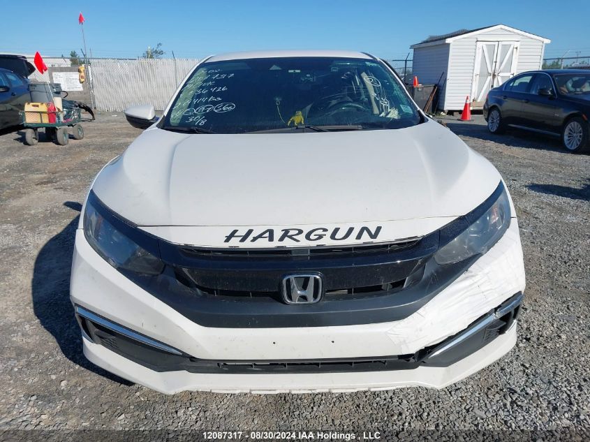 2019 Honda Civic VIN: 2HGFC2F53KH036426 Lot: 12087317