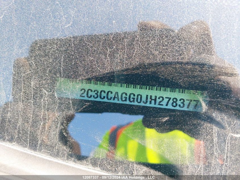 2018 Chrysler 300 S VIN: 2C3CCAGG0JH278377 Lot: 12087337