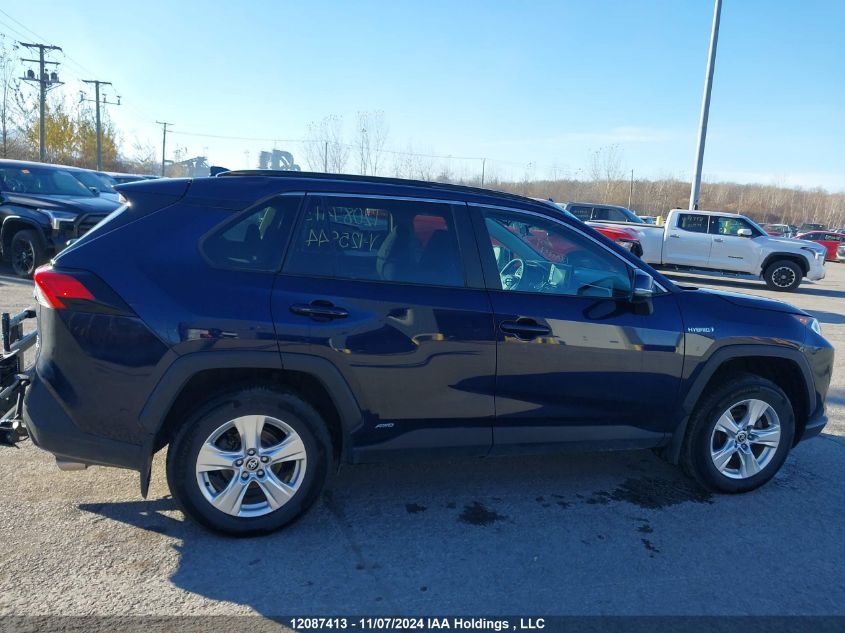 2021 Toyota Rav4 Hybrid Xle VIN: 2T3RWRFV1MW125944 Lot: 12087413