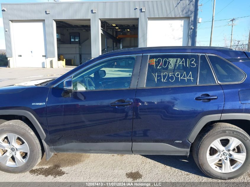 2021 Toyota Rav4 Hybrid Xle VIN: 2T3RWRFV1MW125944 Lot: 12087413