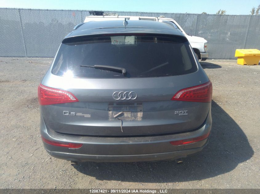 2012 Audi Q5 Prestige VIN: WA1VFCFP2CA058596 Lot: 12087421