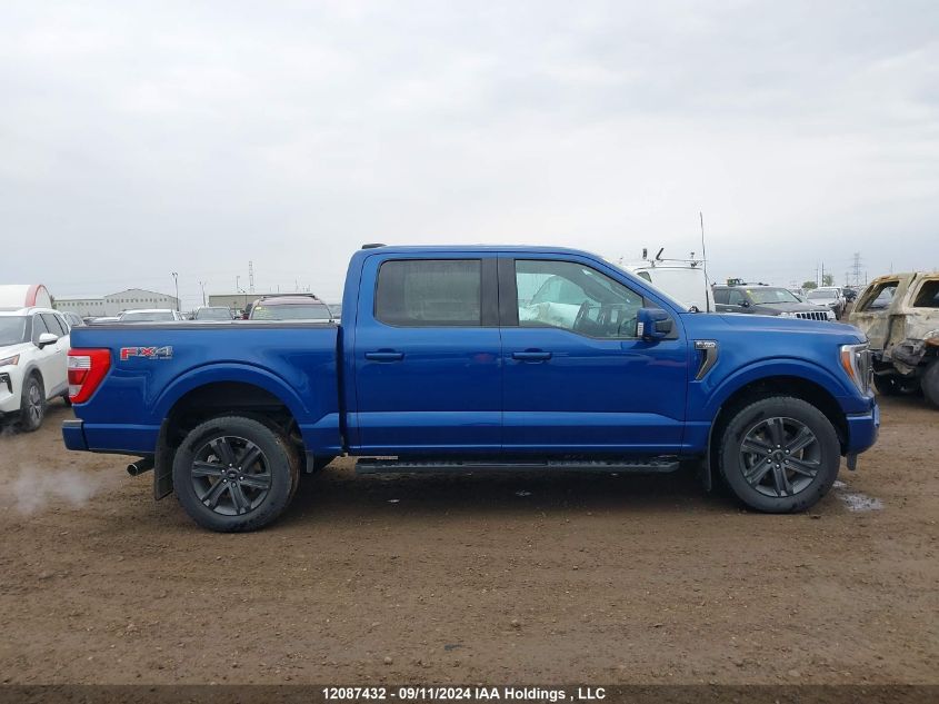 2023 Ford F-150 Lariat VIN: 1FTFW1E80PKE69276 Lot: 12087432