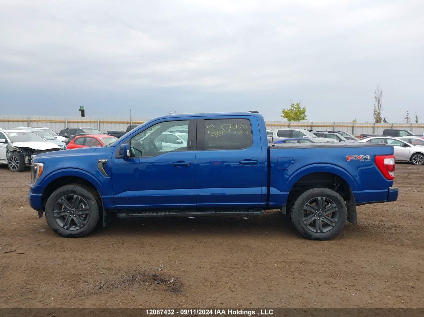 2023 Ford F-150 Lariat VIN: 1FTFW1E80PKE69276 Lot: 12087432