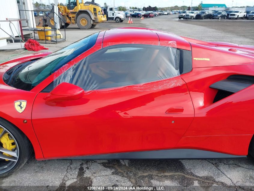 2019 Ferrari 488 Spider VIN: ZFF80AMA3K0243852 Lot: 12087433