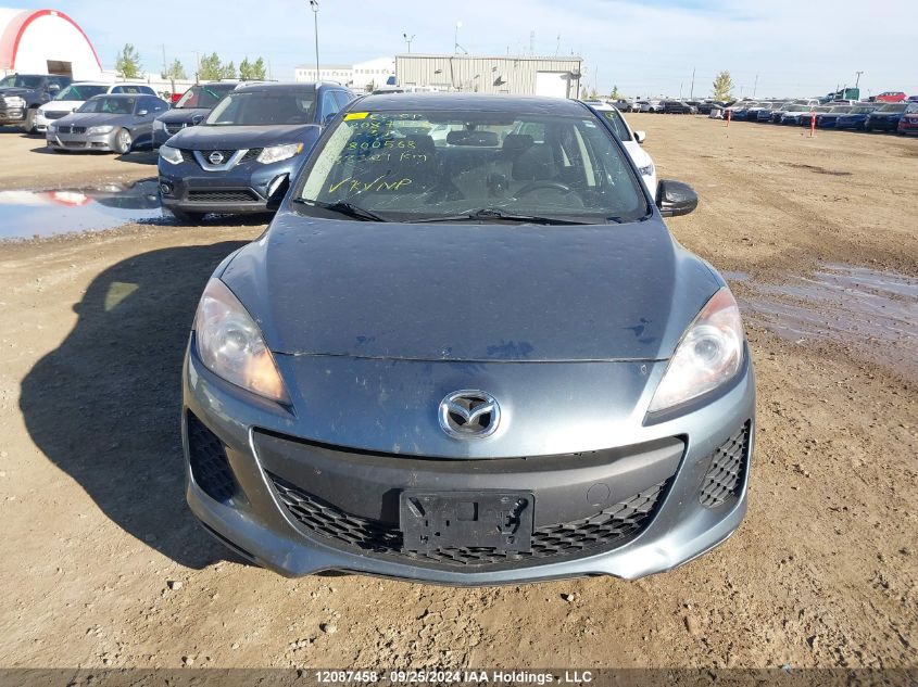 2013 Mazda 3 I VIN: JM1BL1UF3D1800568 Lot: 12087458