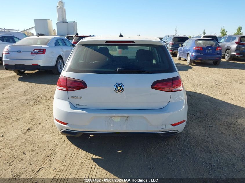 2019 Volkswagen Golf VIN: 3VWG57AU1KM019826 Lot: 12087482