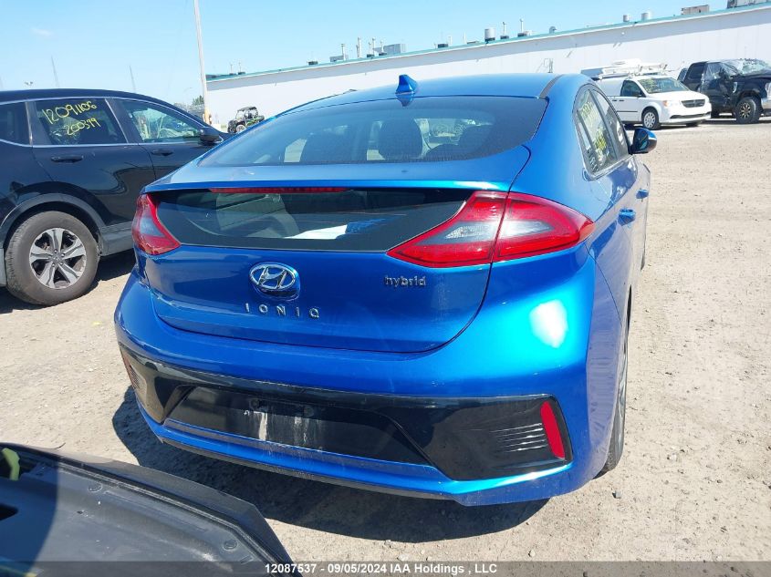 2017 Hyundai Ioniq Hybrid Se VIN: KMHC85LC5HU036789 Lot: 12087537