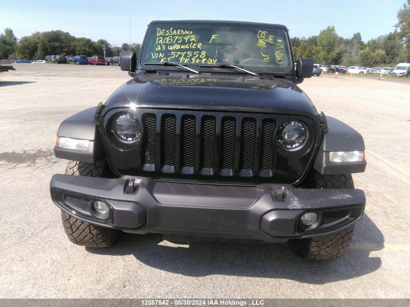 2023 Jeep Wrangler Sport VIN: 1C4HJXDN6PW574558 Lot: 12087542