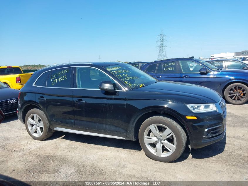 2018 Audi Q5 Prestige VIN: WA1CNAFY3J2094523 Lot: 12087561