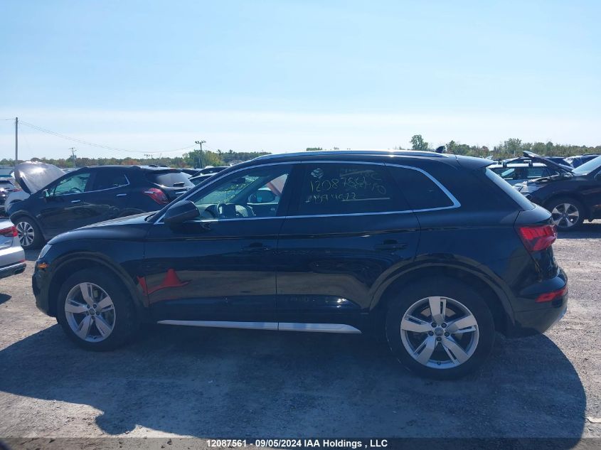 2018 Audi Q5 Prestige VIN: WA1CNAFY3J2094523 Lot: 12087561