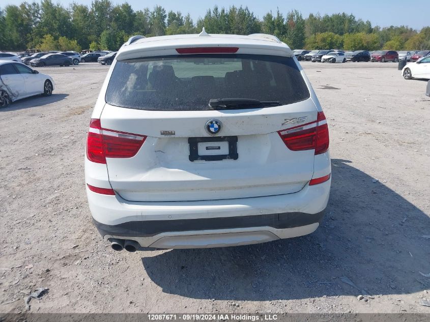 5UXWX9C55F0D44807 2015 BMW X3