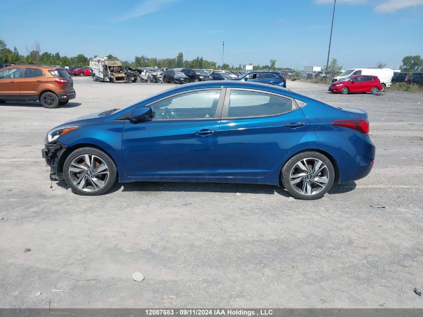 2015 Hyundai Elantra Gls VIN: KMHDH4AH5FU418539 Lot: 12087683