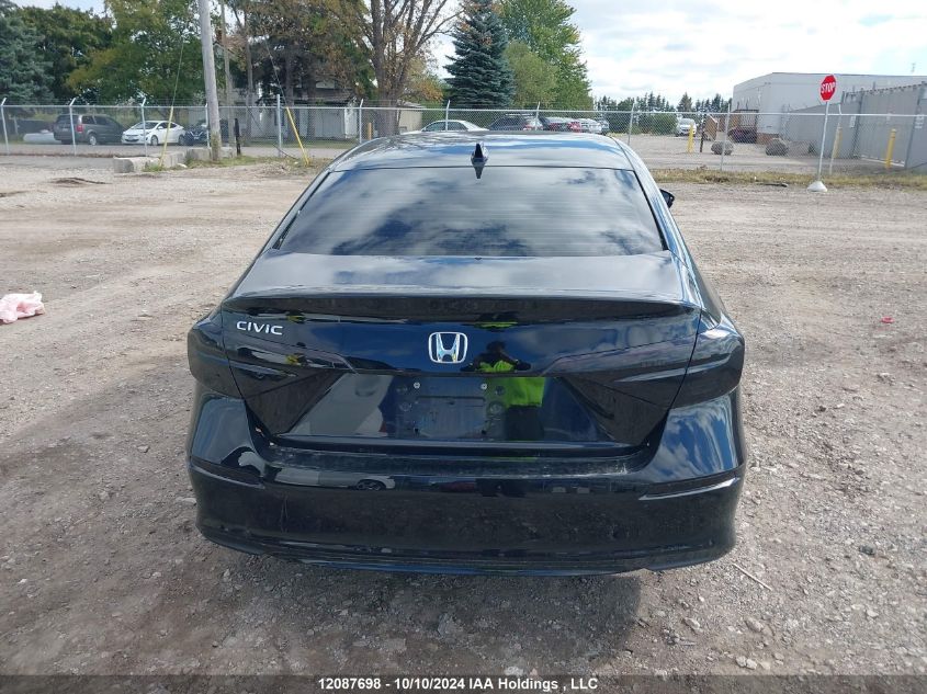 2024 Honda Civic Ex 4Dr VIN: 2HGFE2F32RH102709 Lot: 12087698