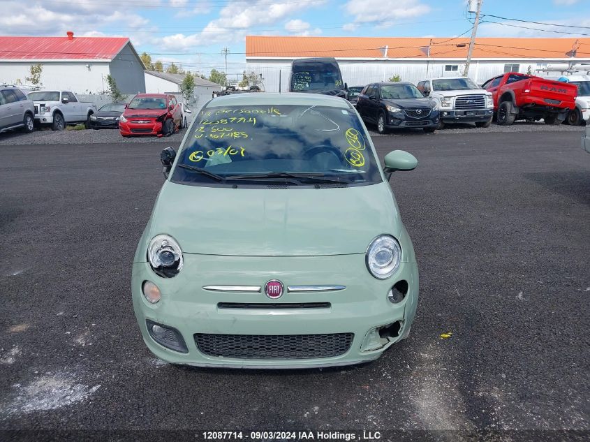 2012 Fiat 500 Sport VIN: 3C3CFFBR5CT107485 Lot: 12087714