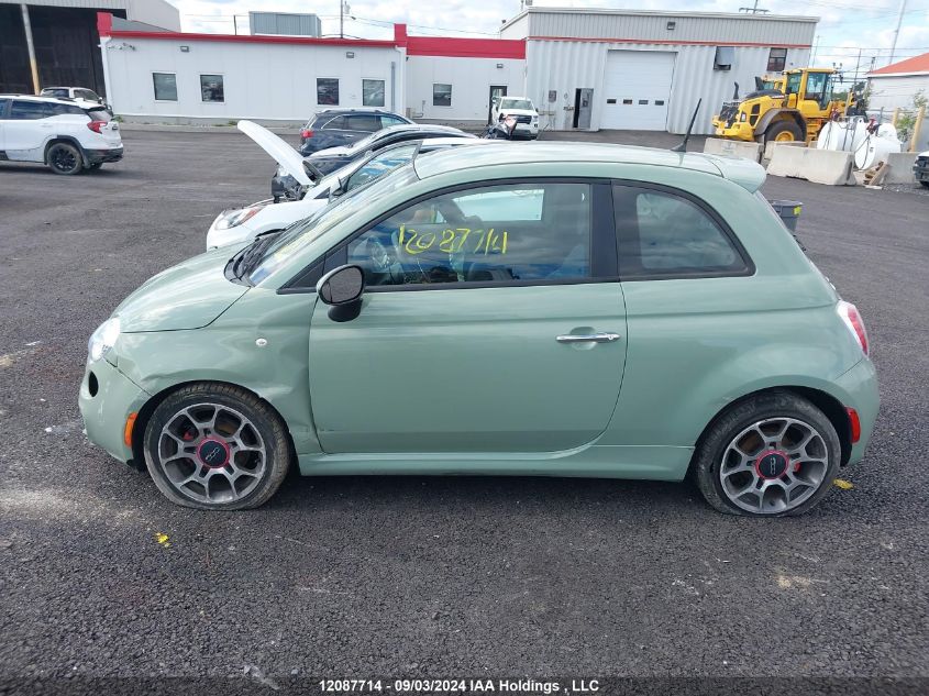 2012 Fiat 500 Sport VIN: 3C3CFFBR5CT107485 Lot: 12087714