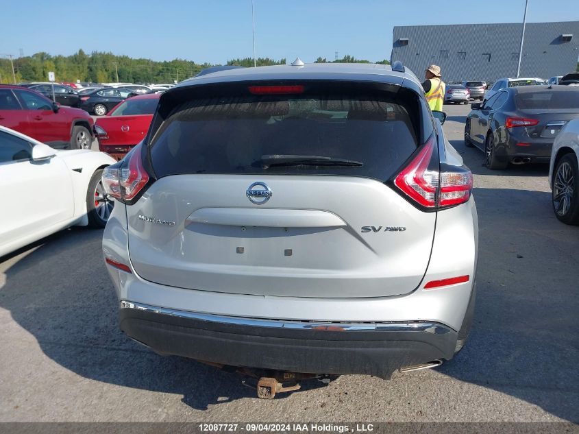 2015 Nissan Murano VIN: 5N1AZ2MH3FN268408 Lot: 12087727