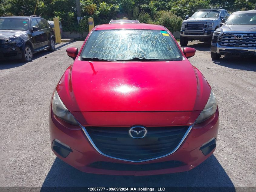 2014 Mazda 3 Touring VIN: JM1BM1V74E1168749 Lot: 12087777