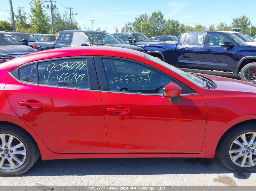 2014 Mazda 3 Touring VIN: JM1BM1V74E1168749 Lot: 12087777