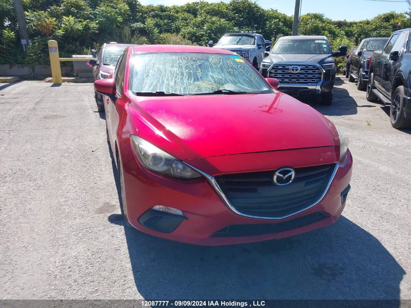 2014 Mazda 3 Touring VIN: JM1BM1V74E1168749 Lot: 12087777