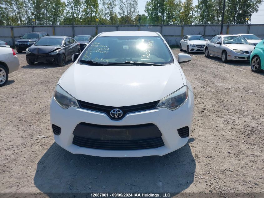 2015 Toyota Corolla VIN: 2T1BURHE0FC444351 Lot: 12087801