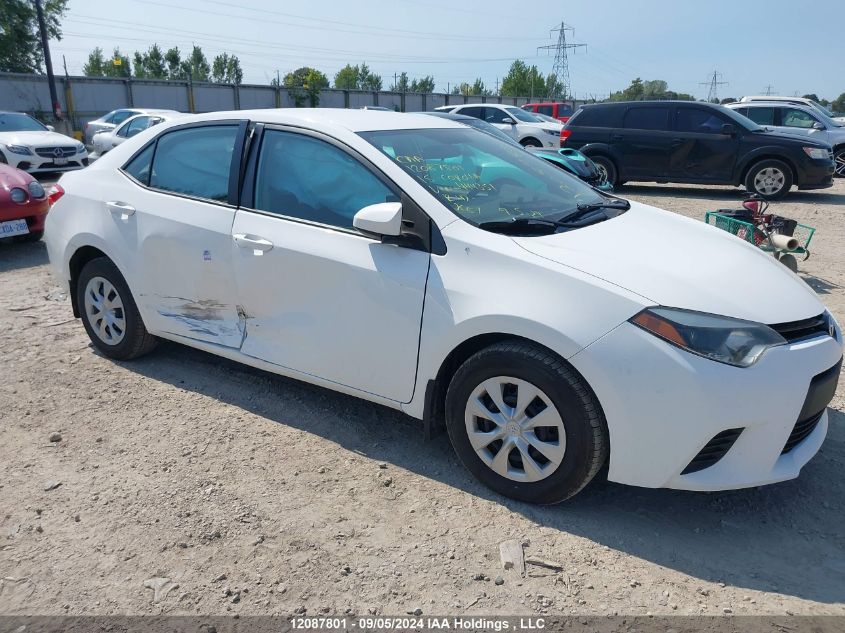 2015 Toyota Corolla VIN: 2T1BURHE0FC444351 Lot: 12087801