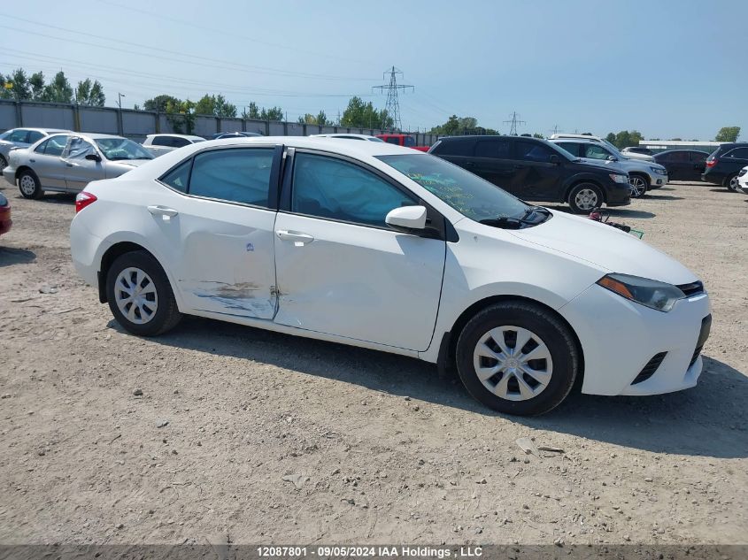 2015 Toyota Corolla VIN: 2T1BURHE0FC444351 Lot: 12087801