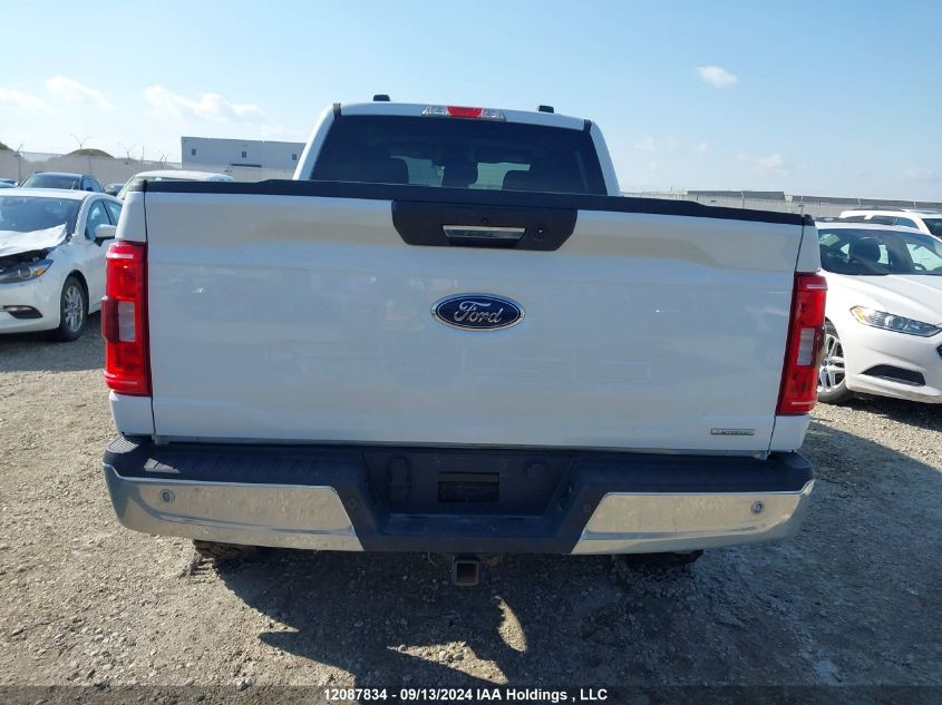 2022 Ford F150 Supercrew VIN: 1FTFW1E83NFB44367 Lot: 12087834