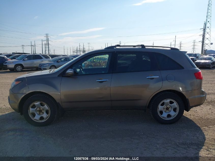 2HNYD28659H001952 2009 Acura Mdx Technology