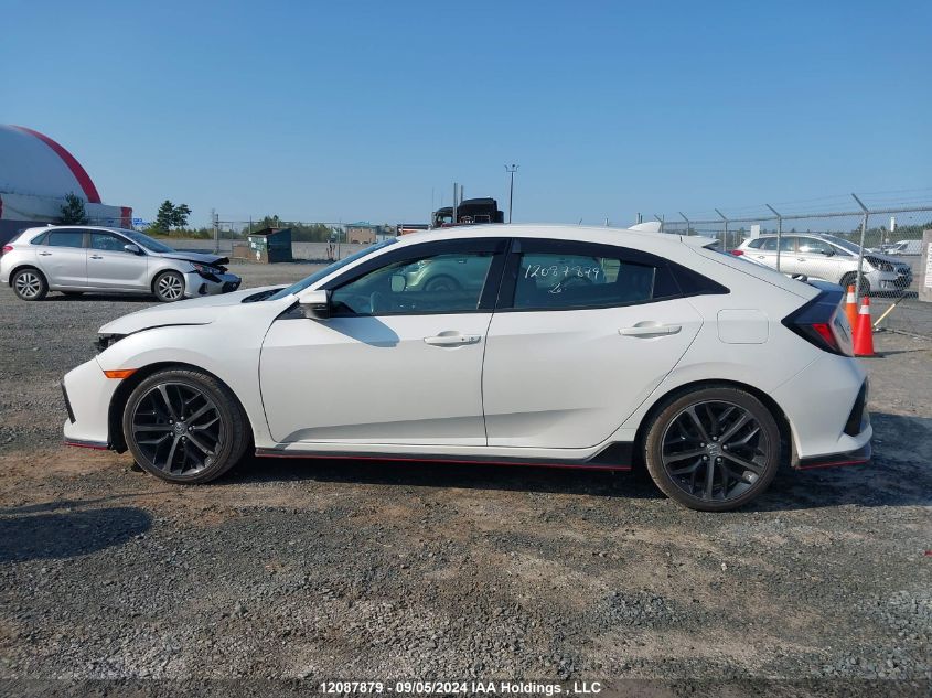 2020 Honda Civic Hatchback VIN: SHHFK7H99LU303573 Lot: 12087879