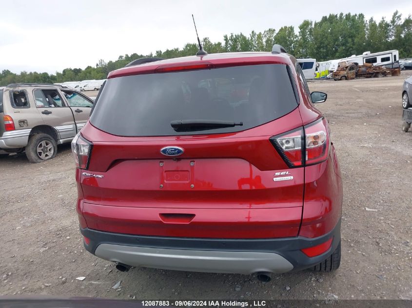 2018 Ford Escape Sel VIN: 1FMCU0HD1JUC93714 Lot: 12087883