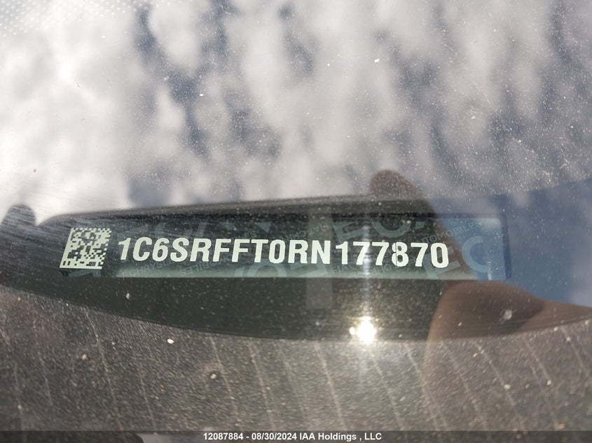 2024 Ram 1500 Big Horn/Lone Star VIN: 1C6SRFFT0RN177870 Lot: 12087884