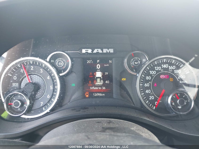 2024 Ram 1500 Big Horn/Lone Star VIN: 1C6SRFFT0RN177870 Lot: 12087884