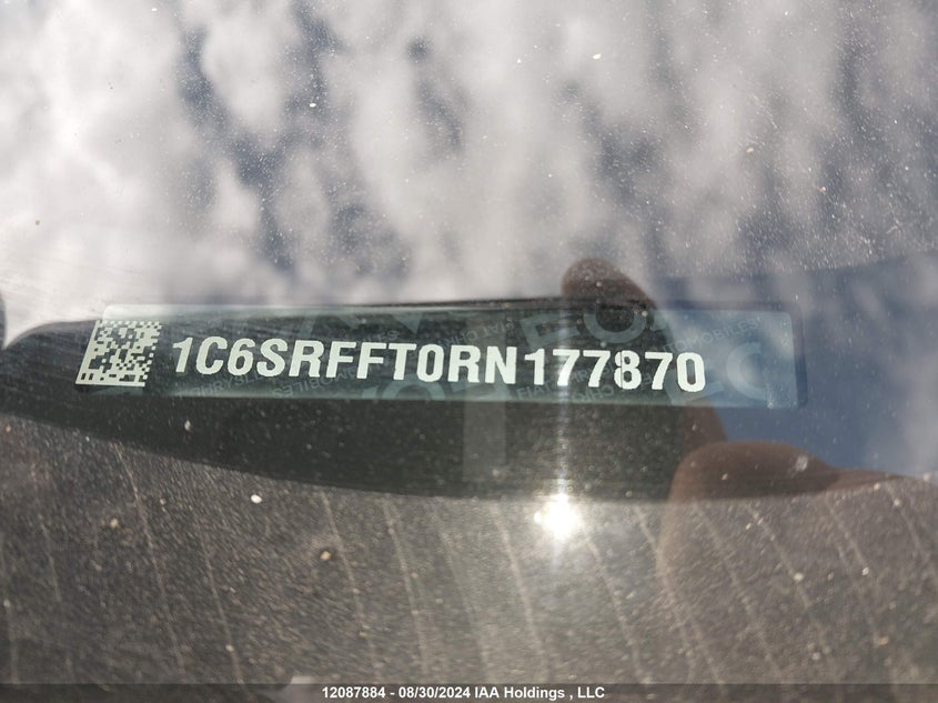 2024 Ram 1500 Big Horn/Lone Star VIN: 1C6SRFFT0RN177870 Lot: 12087884