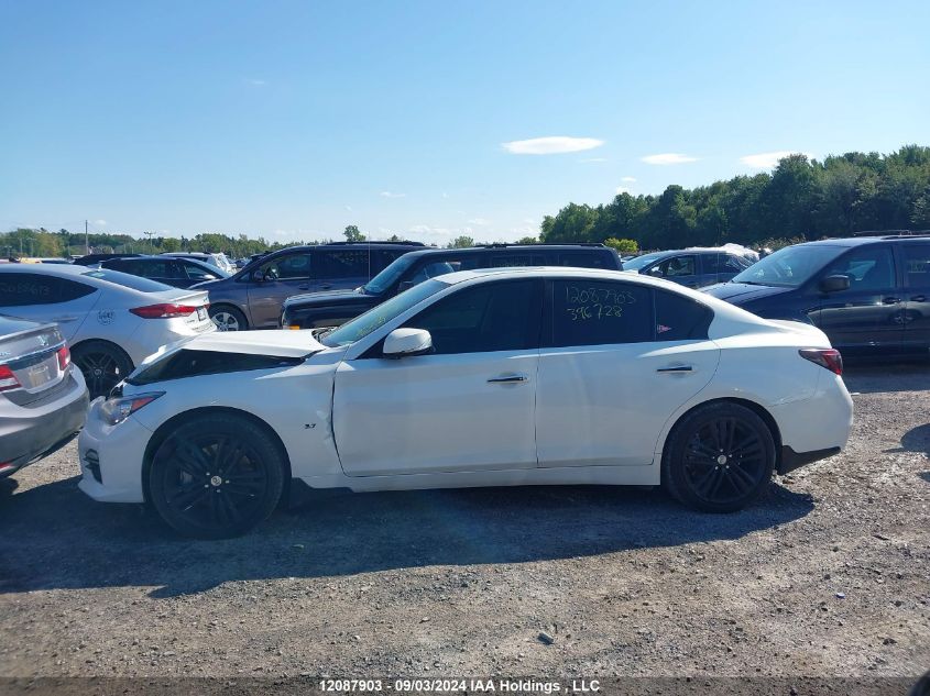 2015 Infiniti Q50 VIN: JN1BV7AR4FM396728 Lot: 12087903