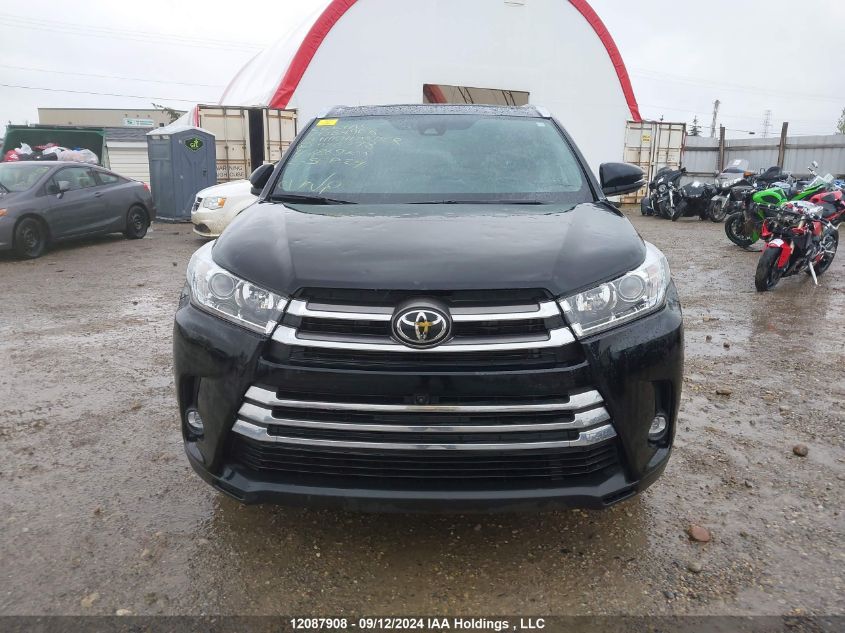 2019 Toyota Highlander Limited/Ltd Platinum VIN: 5TDDZRFH7KS986278 Lot: 12087908