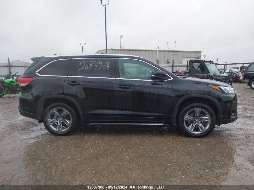 2019 Toyota Highlander Limited/Ltd Platinum VIN: 5TDDZRFH7KS986278 Lot: 12087908