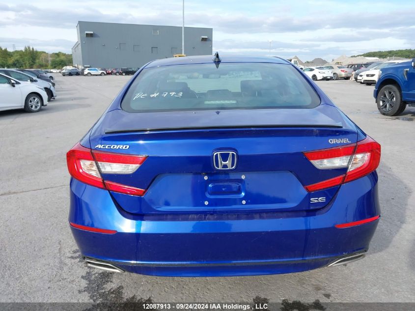 2021 Honda Accord Se VIN: 1HGCV1F2XMA800092 Lot: 12087913