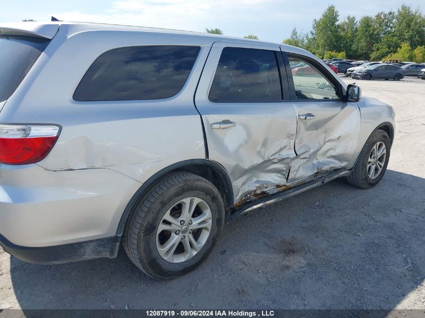 2011 Dodge Durango Sxt VIN: 1D4RE2GG9BC651249 Lot: 12087919