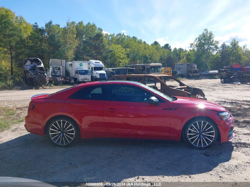 2019 Audi A5 VIN: WAUTNAF57KA037449 Lot: 12088005