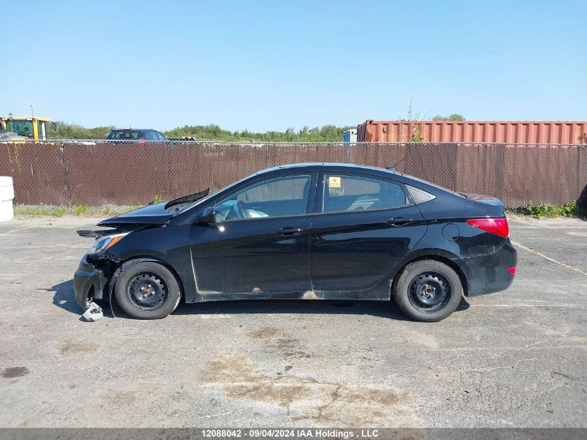 2017 Hyundai Accent Se VIN: KMHCT4AE1HU204456 Lot: 12088042