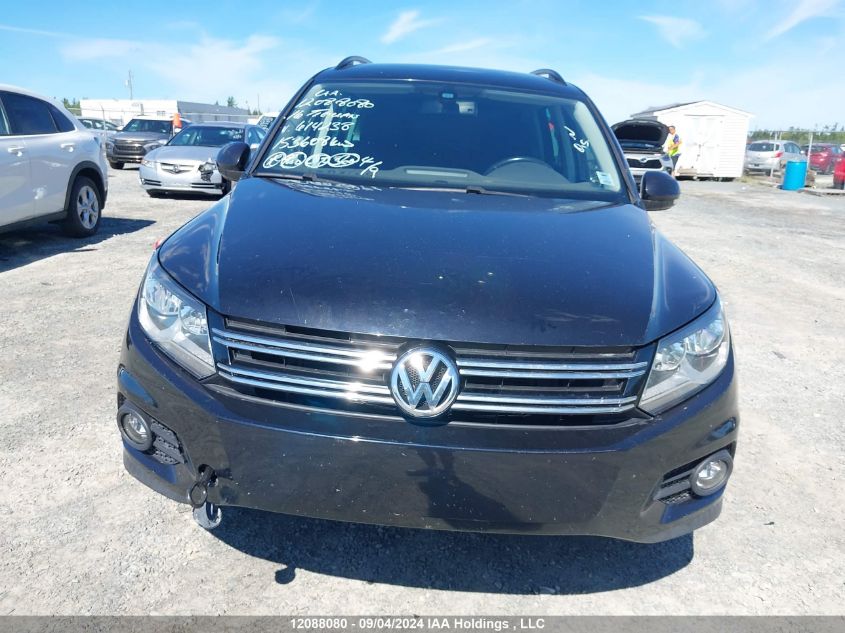 2016 Volkswagen Tiguan VIN: WVGJV7AX4GW614238 Lot: 12088080