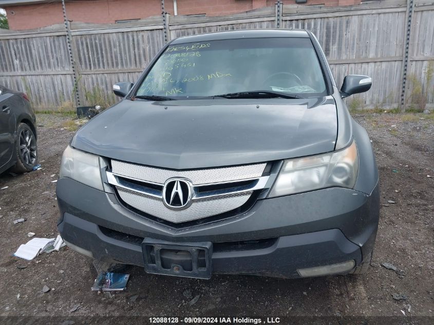 2008 Acura Mdx Sport VIN: 2HNYD28858H500122 Lot: 12088128