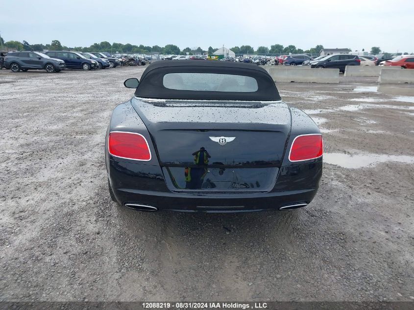 2012 Bentley Continental Gtc VIN: SCBGR3ZA4CC074982 Lot: 12088219