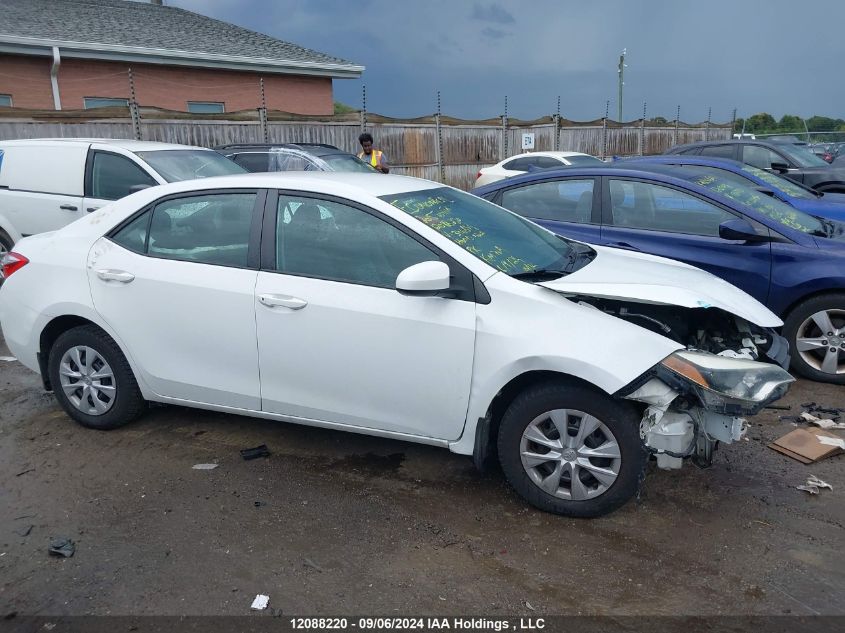 2015 Toyota Corolla VIN: 2T1BURHE1FC346848 Lot: 12088220