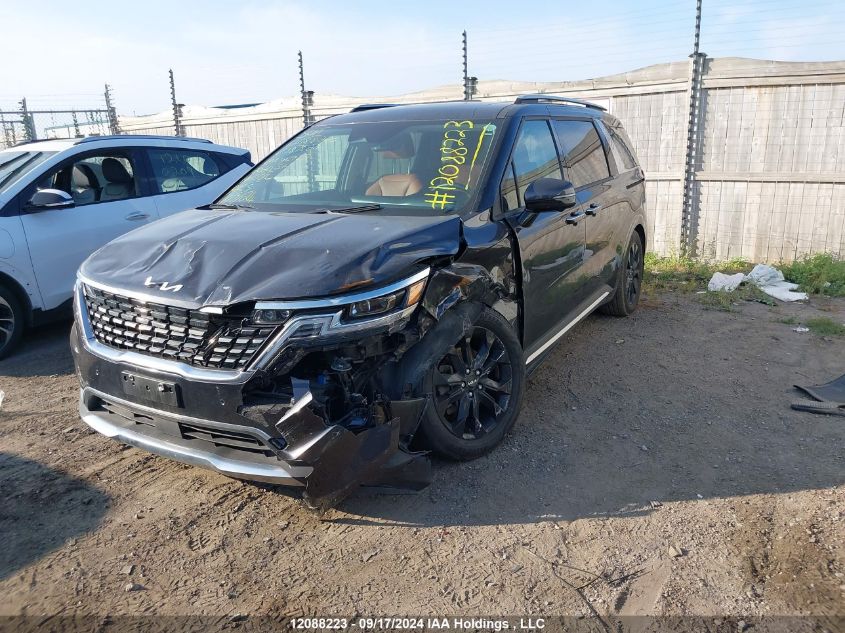 2022 Kia Carnival Sx VIN: KNDNE5H37N6187521 Lot: 12088223