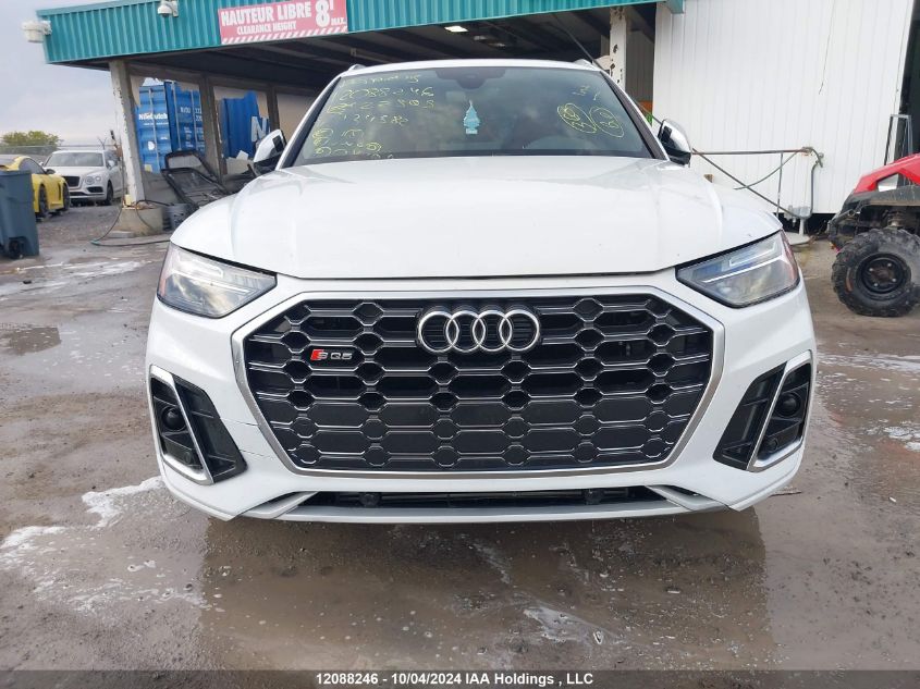 2022 Audi Sq5 Premium VIN: WA1A4AFY1N2134582 Lot: 12088246